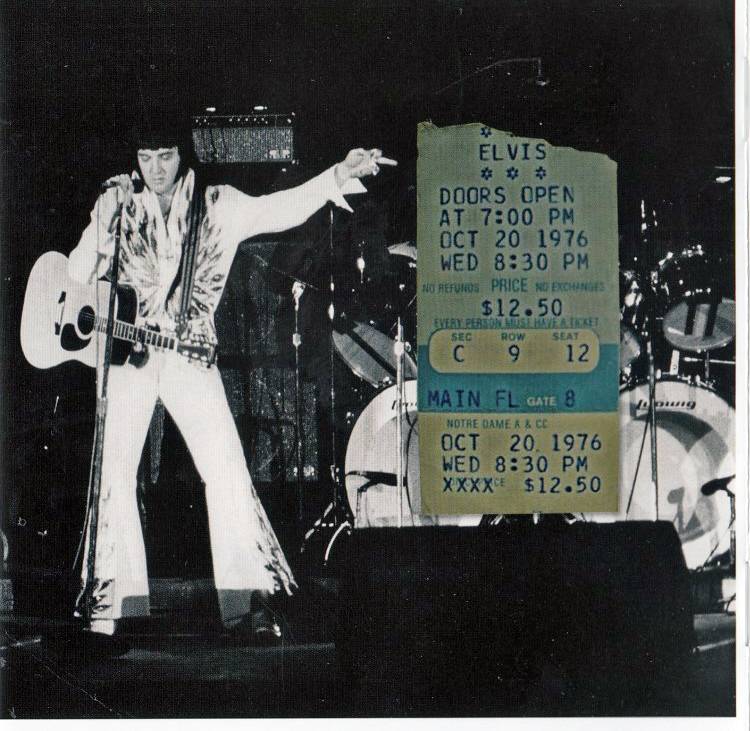 Elvis Presley Welcome To South Bend, Indiana : Front